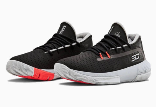 UNDER ARMOUR STEPHEN CURRY 3ZERO III ZAPATOS DE BASKETBALL PARA NIÑOS Negro / Gris 1
