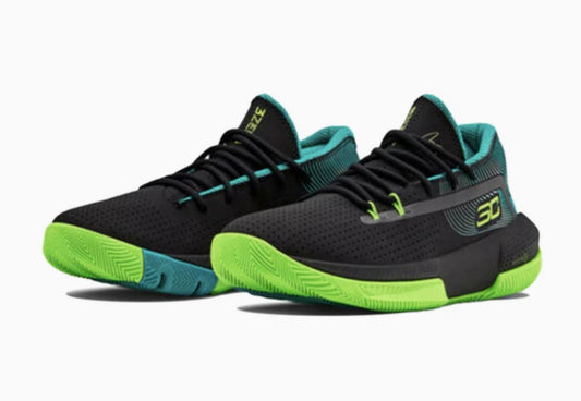UNDER ARMOUR STEPHEN CURRY 3ZERO III ZAPATOS DE BASKETBALL PARA NIÑOS Negro 1