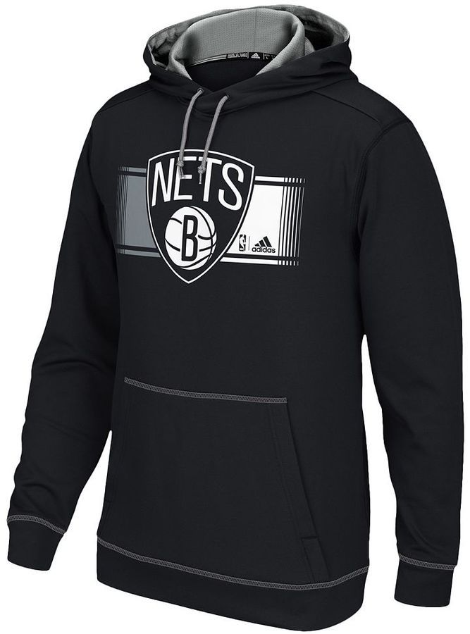 ADIDAS NBA BROOKLYN NETS SUDADERA TIPOFF CON GORRA