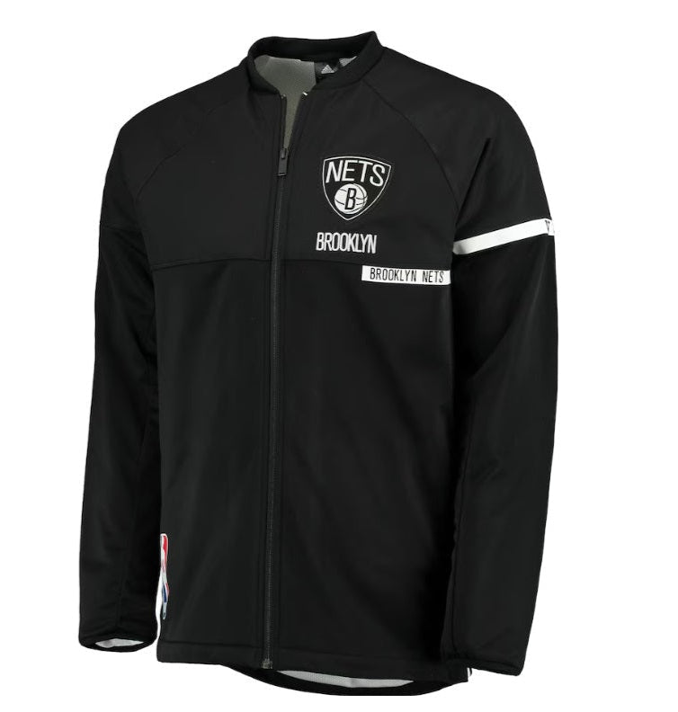 ADIDAS NBA BROOKLYN NETS AUTHENTIC ON COURT CHAMARRA DE CALENTAMIENTO TEAM ISSUE PRO CUT 1