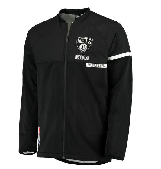 ADIDAS NBA BROOKLYN NETS AUTHENTIC ON COURT CHAMARRA DE CALENTAMIENTO TEAM ISSUE PRO CUT 1