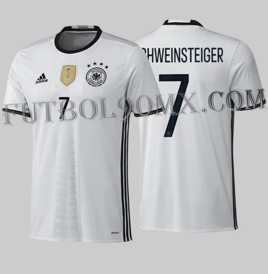 ADIDAS BASTIAN SCHWEINSTEIGER ALEMANIA JERSEY DE CASA EURO 2016 1