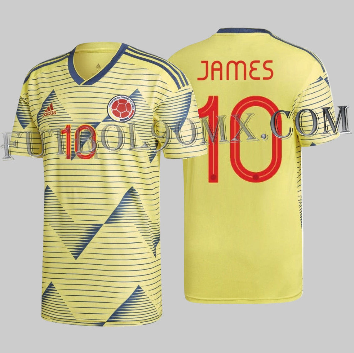 ADIDAS JAMES RODRIGUEZ COLOMBIA JERSEY DE CASA 2019