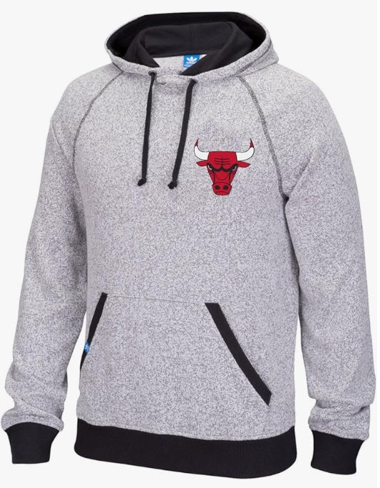 ADIDAS ORIGINALS NBA CHICAGO BULLS SUDADERA CON GORRA Gris 2