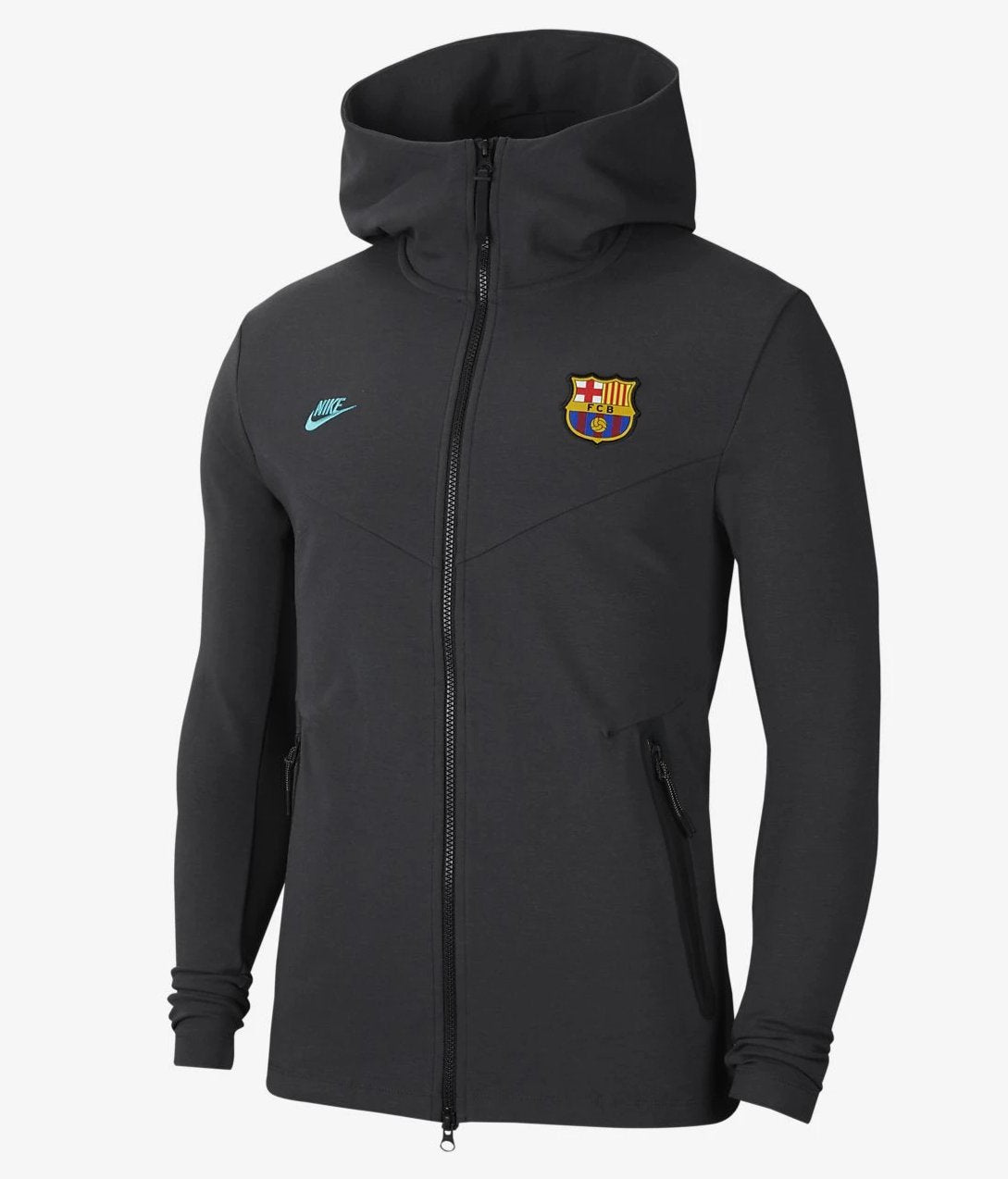 NIKE FC BARCELONA TECH PACK CHAMARRA DE GORRA CON CIERRE COMPLETO 2019/20 1