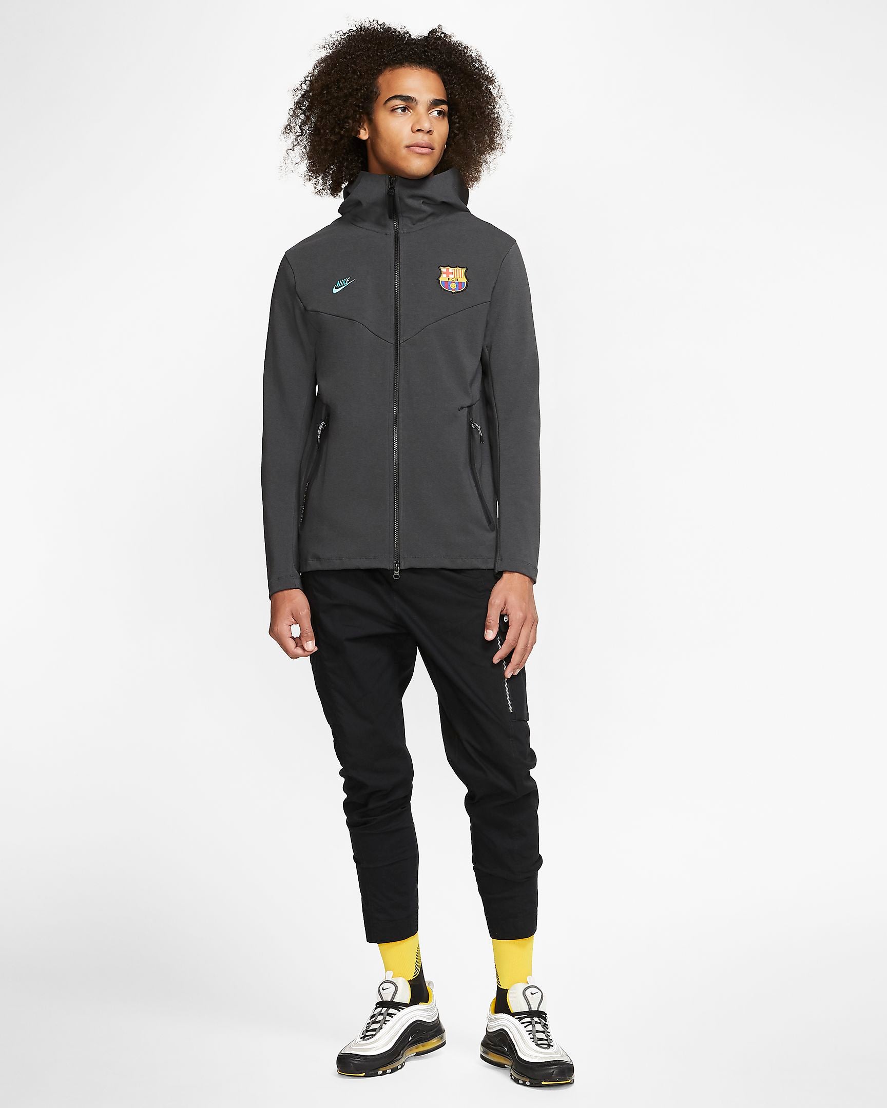 NIKE FC BARCELONA TECH PACK CHAMARRA DE GORRA CON CIERRE COMPLETO 2019/20 8
