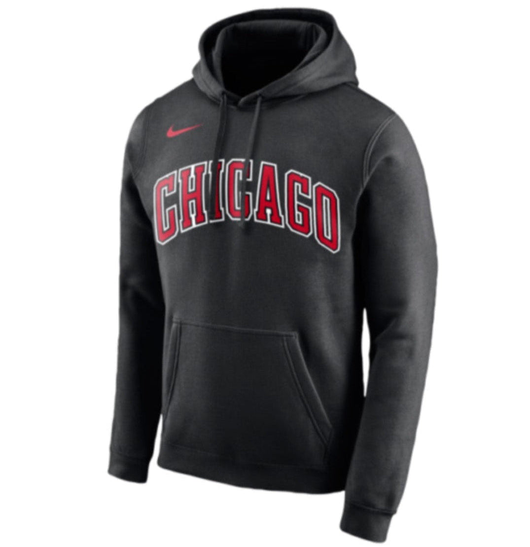 NIKE NBA CHICAGO BULLS CLUB WORDMARK SUDADERA CON GORRA Negro 1
