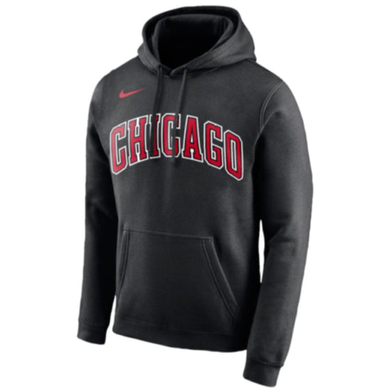 NIKE NBA CHICAGO BULLS CLUB WORDMARK SUDADERA CON GORRA Negro 1
