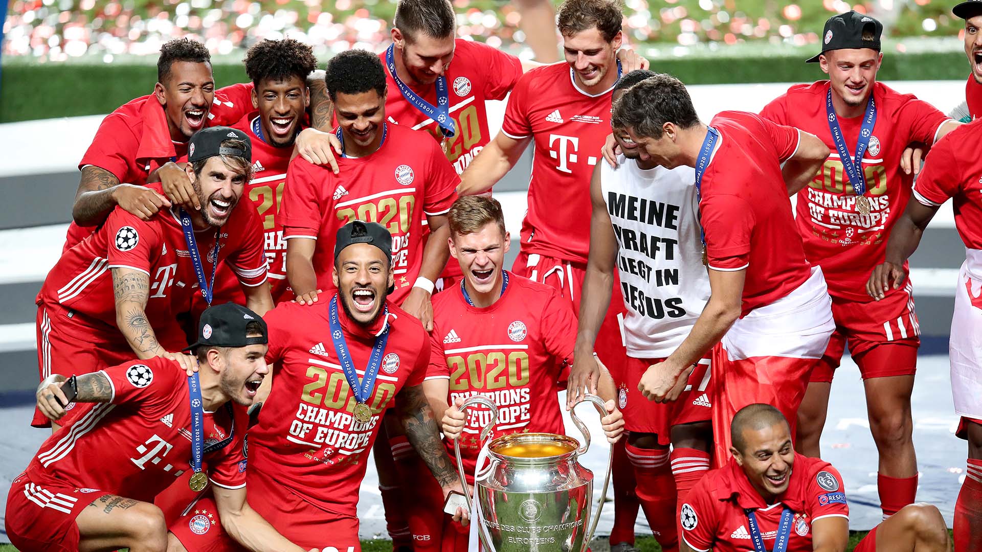 ADIDAS BAYERN MÚNICH CAMISETA DE GANADOR DE LA LIGA DE CAMPEONES DE LA UEFA 2020 5
