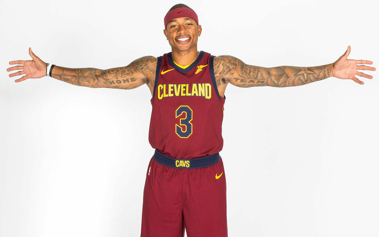 NIKE ISAIAH THOMAS CLEVELAND CAVALIERS SWINGMAN JERSEY EDICION ICON PARA NIÑO 4