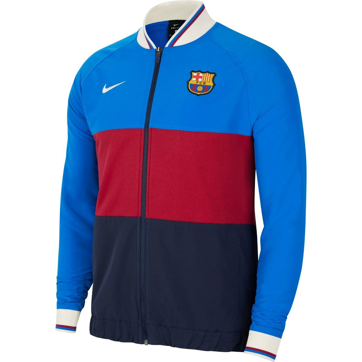 NIKE FC BARCELONA CHAMARRA TEJIDA I96 ANTHEM 2021/22 1