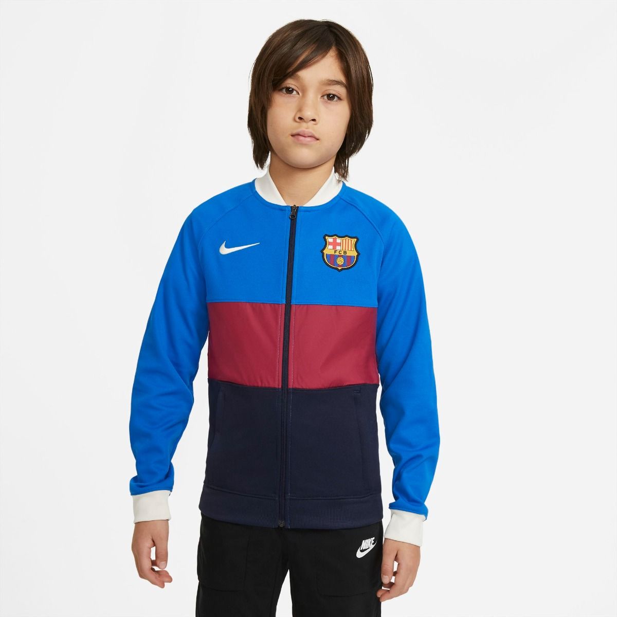 NIKE FC BARCELONA CHAMARRA ANTHEM I96 PARA NIÑO 2021/22 3