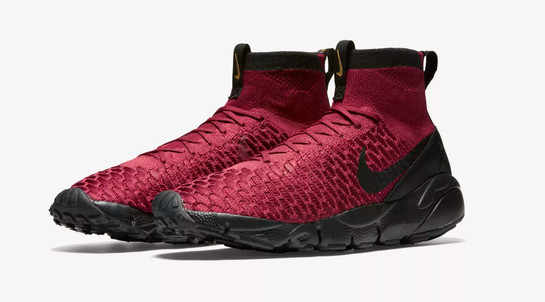 NIKE AIR FOOTSCAPE MAGISTA FLYKNIT FC ZAPATILLAS DE FÚTBOL LEISURE Rojo Team 3