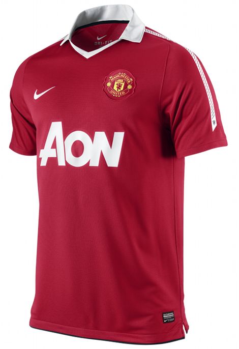 NIKE CHICHARITO MANCHESTER UNITED JERSEY DE CASA PARA NIÑOS 2010/11 2