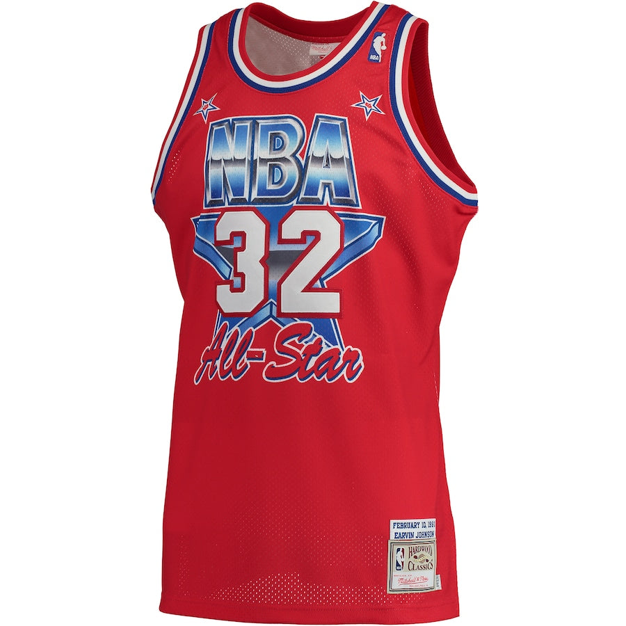 MITCHELL & NESS NBA HARDWOOD CLASSICS MAGIC JOHNSON JERSEY AUTENTICO ALL-STAR 1991 2