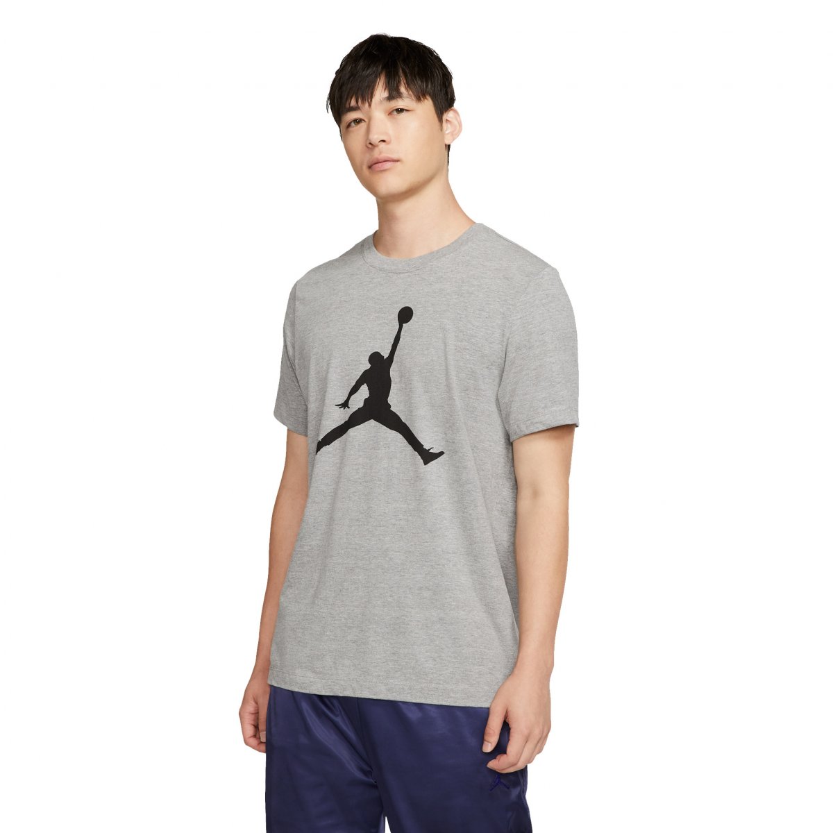 NIKE JORDAN JUMPMAN PLAYERA CREW MANGA CORTA Gris 2