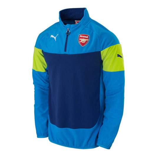 PUMA ARSENAL FC SUDADERA FLEECE DE ENTRENAMIENTO CON CIERRE ¼ Azul Metilo 1