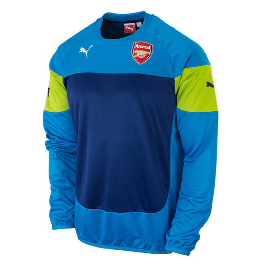 PUMA ARSENAL FC SUDADERA DE ENTRENAMIENTO 2014/15 Azul Metilo 1
