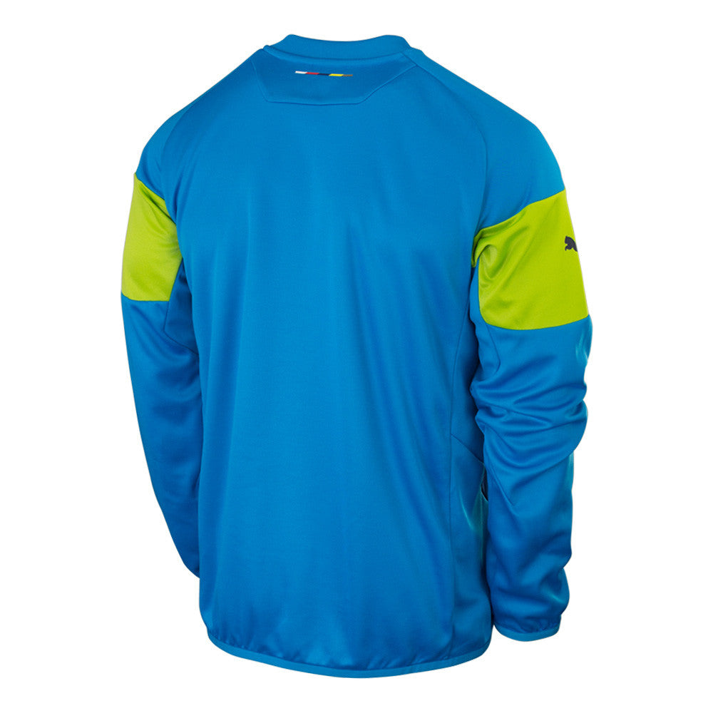 PUMA ARSENAL FC SUDADERA DE ENTRENAMIENTO 2014/15 Azul Metilo 2