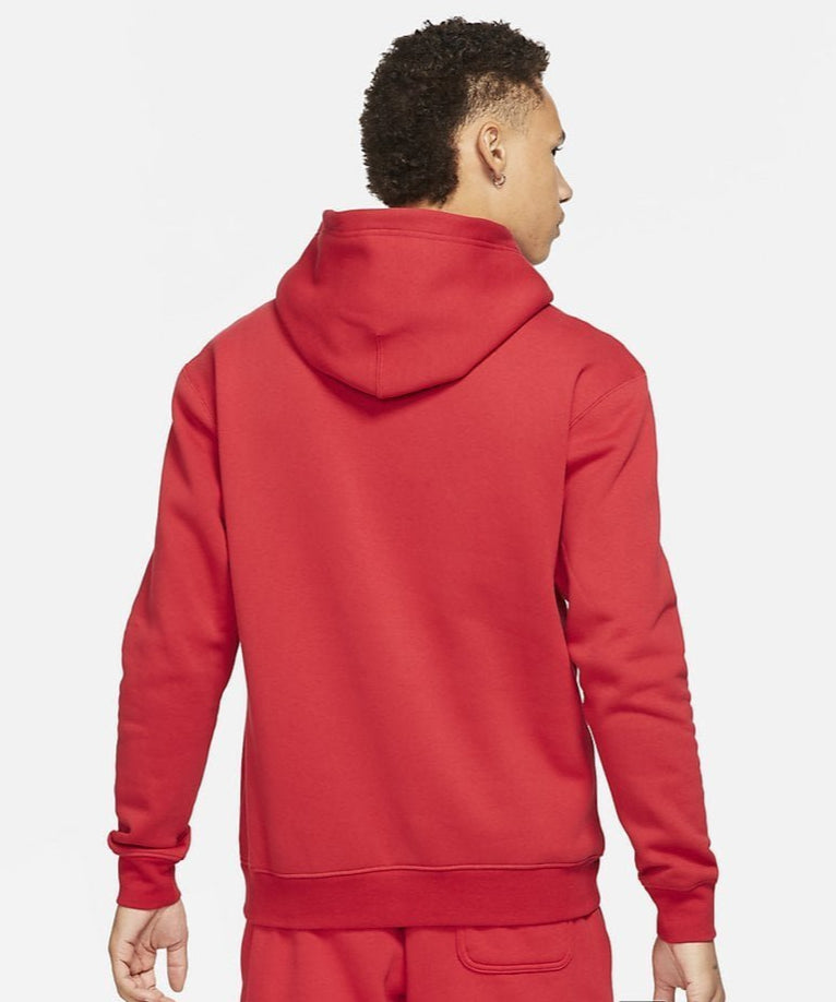 JORDAN SUDADERA CON GORRA ESSENTIALS FLEECE Rojo 2