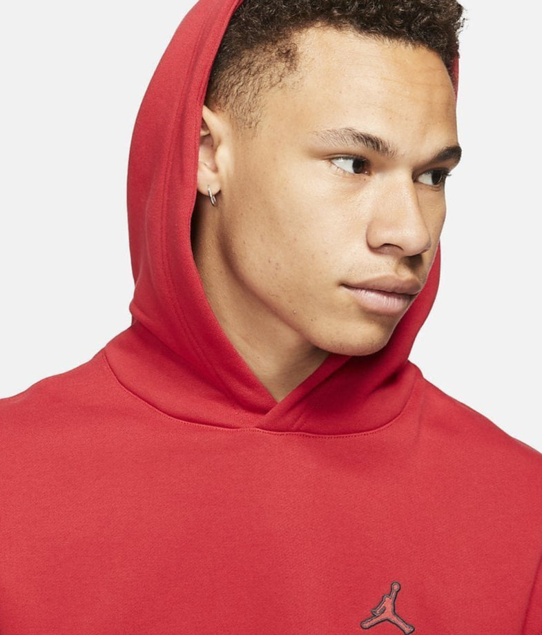 JORDAN SUDADERA CON GORRA ESSENTIALS FLEECE Rojo 3
