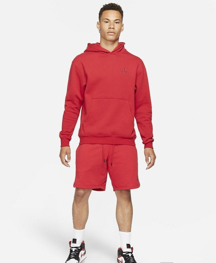 JORDAN SUDADERA CON GORRA ESSENTIALS FLEECE Rojo 5