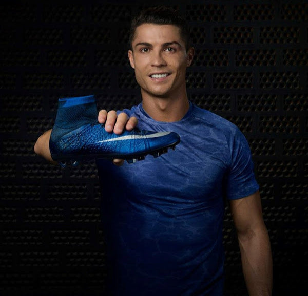 NIKE CR7 CRISTIANO RONALDO JERSEY DE ENTRENAMIENTO FLASH Azul 4