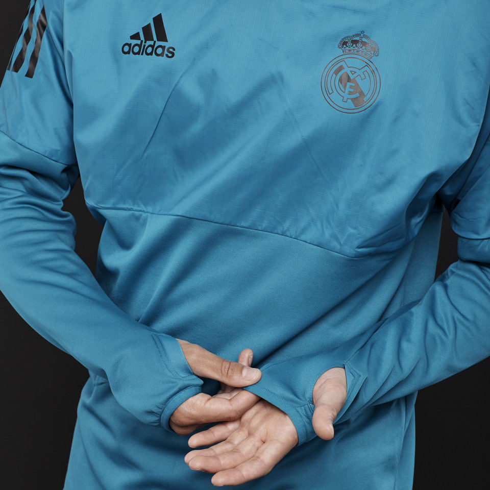 ADIDAS REAL MADRID SUDADERA HÍBRIDA DE ENTRENAMIENTO UEFA CHAMPIONS LEAGUE 2017/18 4
