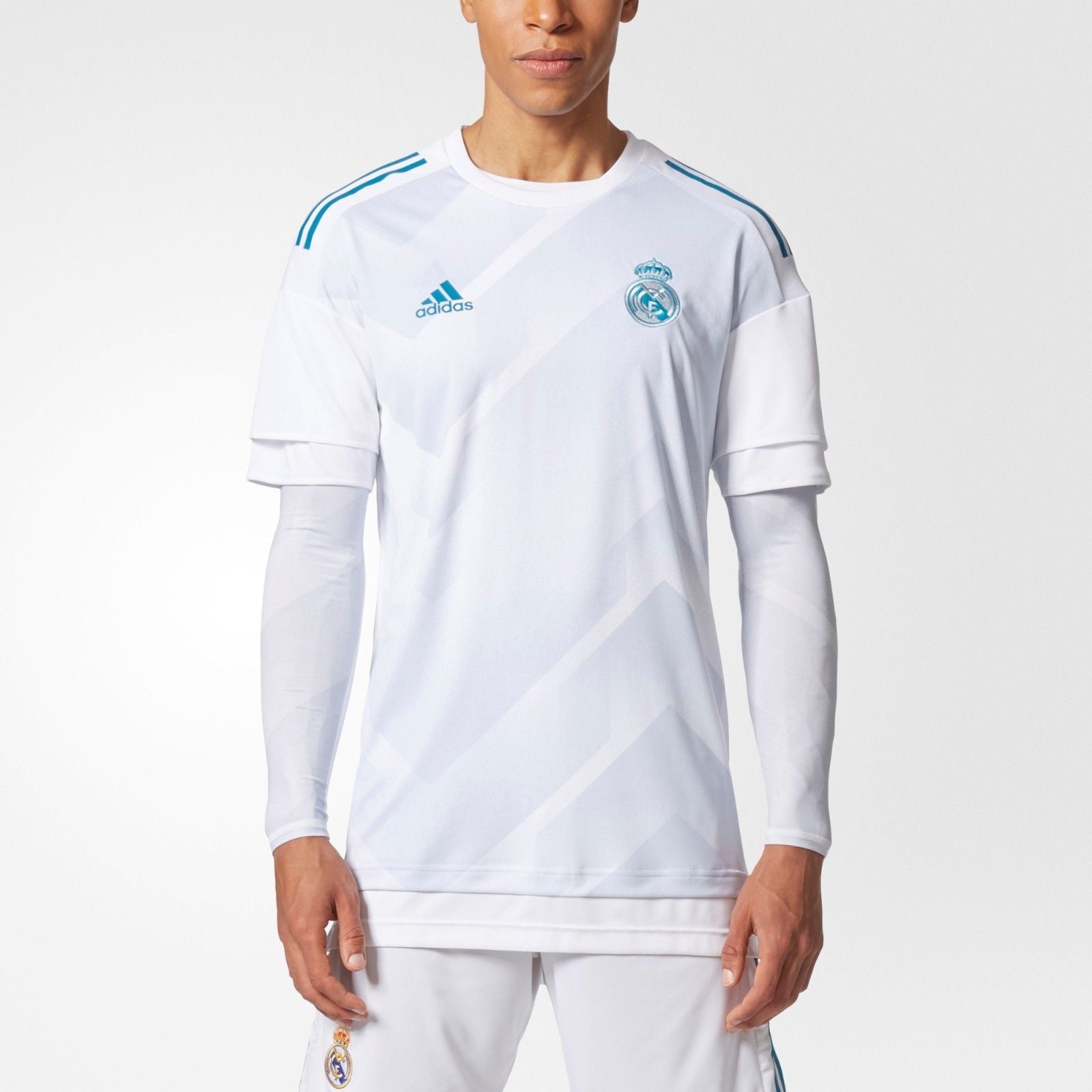 ADIDAS REAL MADRID JERSEY DE ENTRENAMIENTO PRE PARTIDO 2017/18 6
