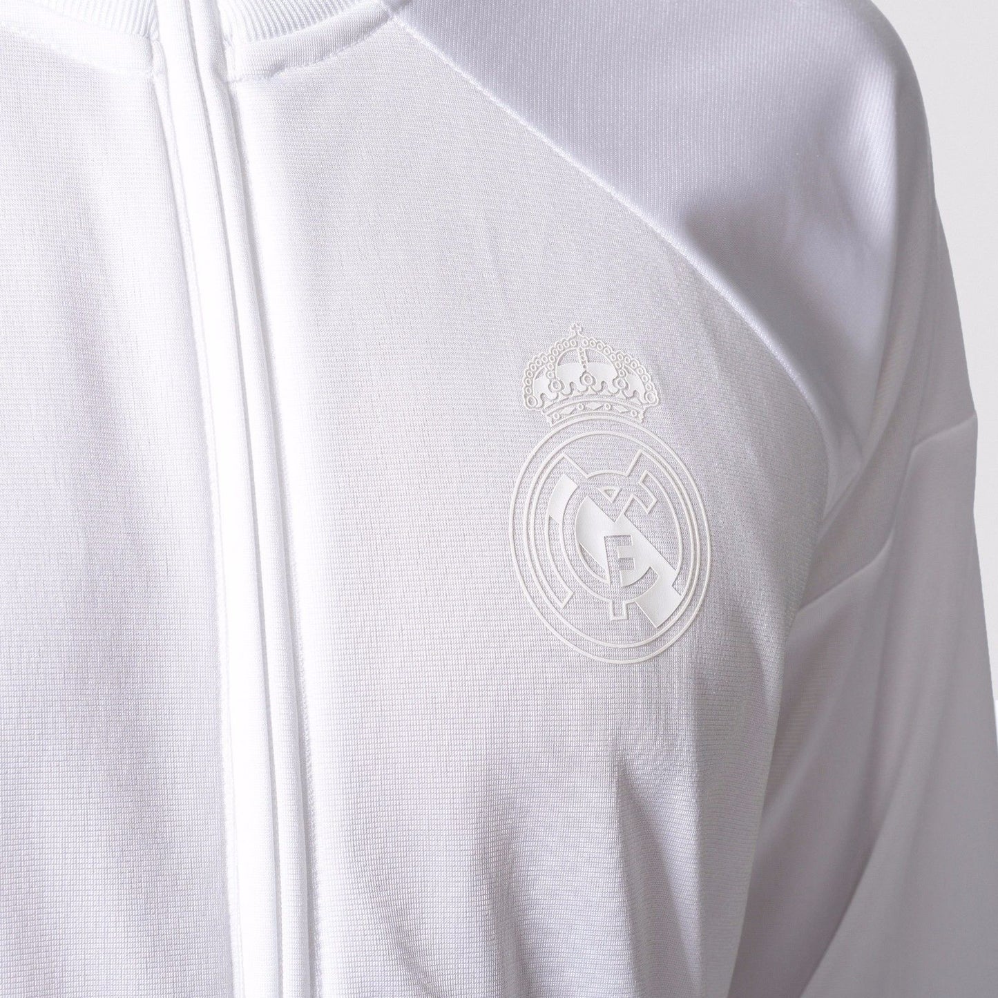 ADIDAS REAL MADRID CHAMARRA DE PISTA L.I. 2017/18 Blanco 5