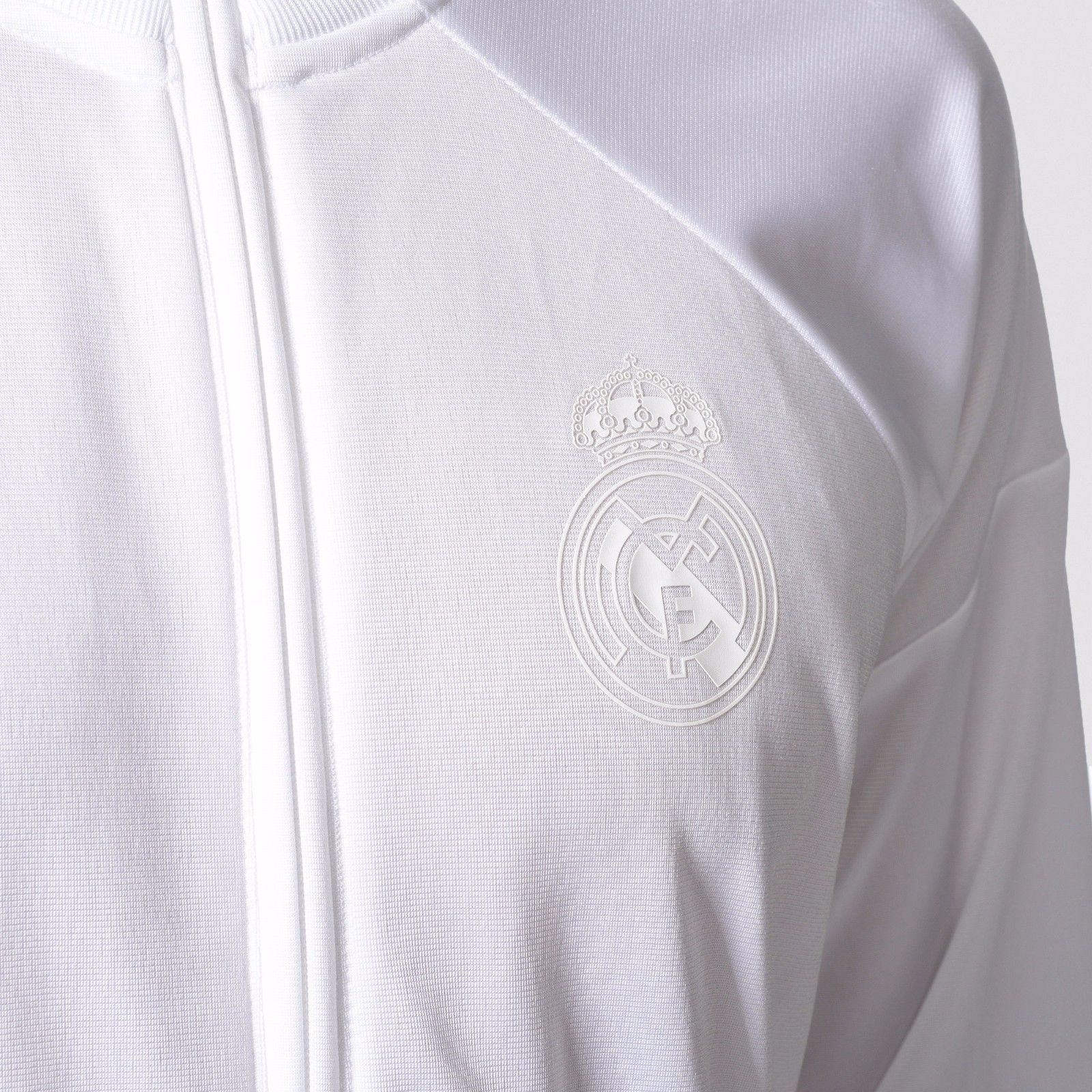 ADIDAS REAL MADRID CHAMARRA DE PISTA L.I. 2017/18 Blanco 5