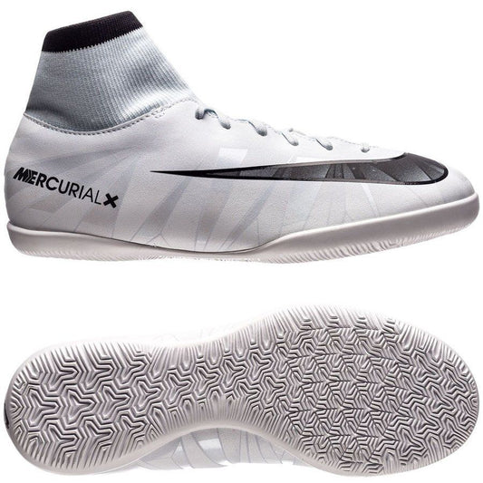 NIKE MERCURIALX VICTORY VI CR7 IC ZAPATOS PARA FUTBOL SALA PARA NIÑO Azul Tinto 1