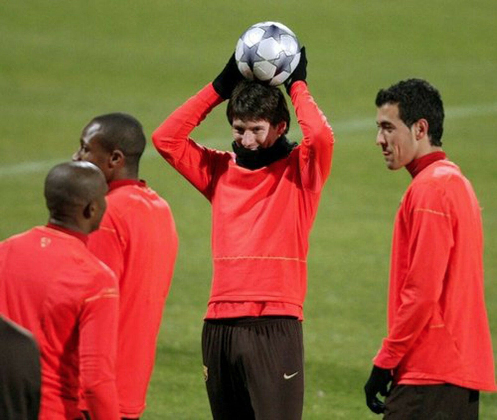 NIKE FC BARCELONA SUDADERA LIGERA DE ENTRENAMIENTO UEFA CHAMPIONS LEAGUE 2008/09 9
