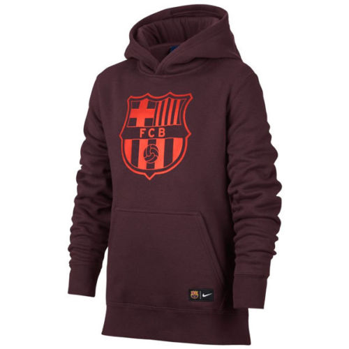 NIKE FC BARCELONA SUDADERA CORE CON GORRA PARA NIÑOS Marron 1
