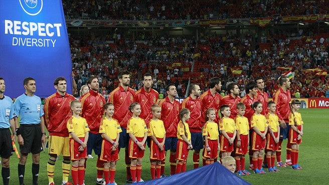 ADIDAS ESPAÑA CHAMARRA ANTHEM EURO 2012