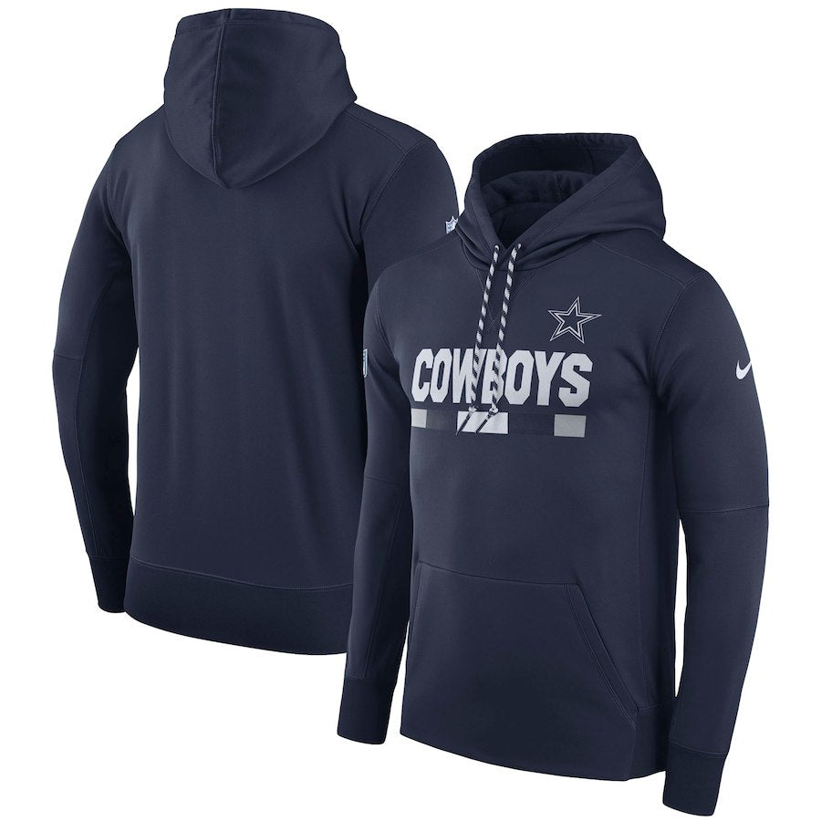 NIKE NFL DALLAS COWBOYS ON FIELD APPAREL SUDADERA THERMA-FIT CON GORRA 3