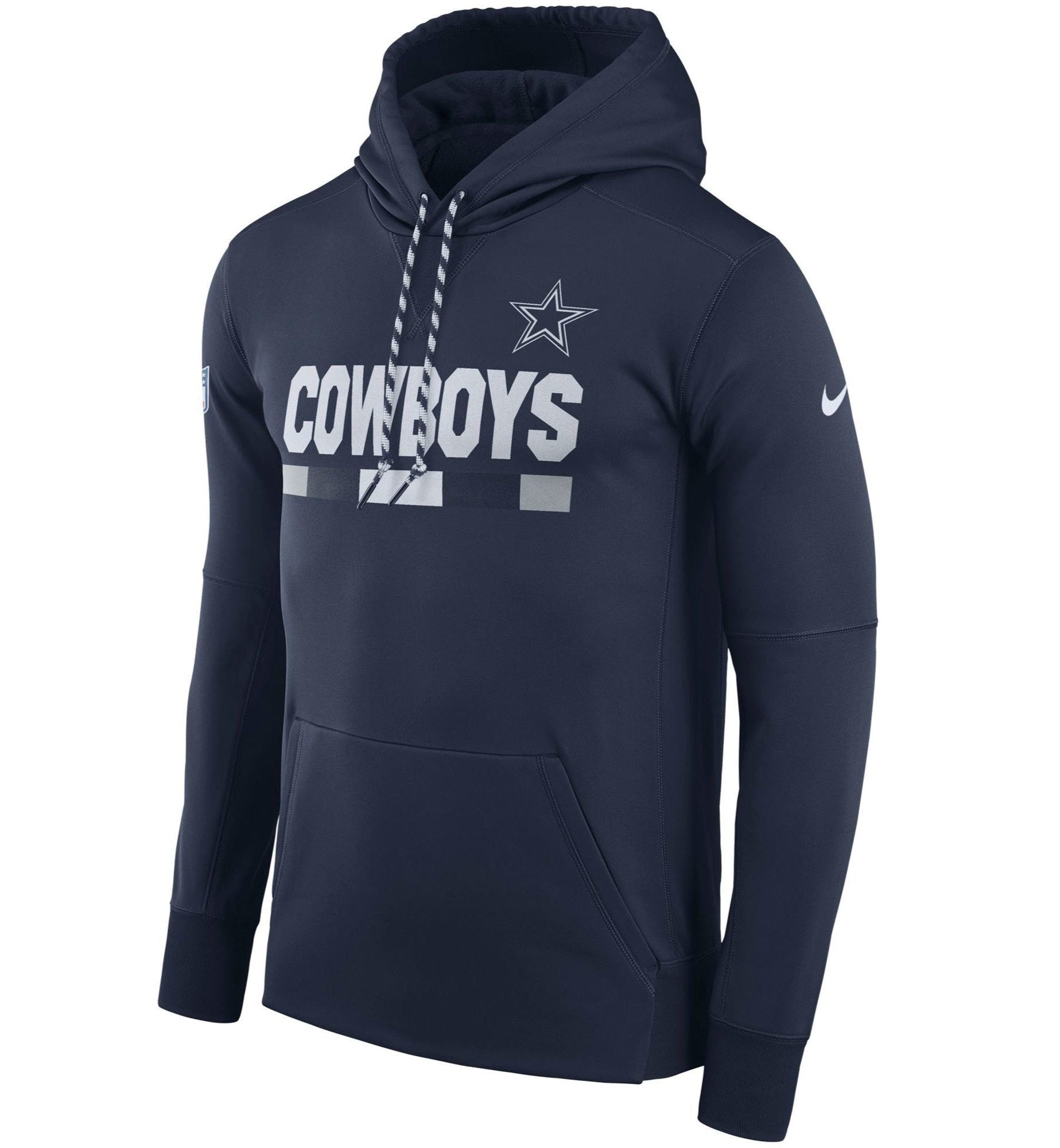 NIKE NFL DALLAS COWBOYS ON FIELD APPAREL SUDADERA THERMA-FIT CON GORRA 1